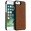 Miniatyrbillede 2 af 6: Coque iPhone 8+, 7+, 6+, 6S+ Hårdfør Beskyttelse Ægte Læder Akashi Camel kastanj