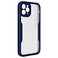 Miniatyrbillede 2 af 5: Helcase - AVIZAR - iPhone 12 Pro - Bag i plexiglas - Foran i polymer - Forstærkede hjørner Midnattsblå