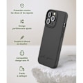 Miniatyrbillede 3 af 3: Sort biologisk nedbrydeligt cover til iPhone 13 Pro Just Green musta