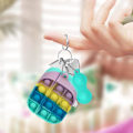 Miniatyrbild 4 av 4: Airpods Pro Silikonfodral Bubble Pop Design 2 delar Flerfärgad Turkos