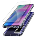 Pikkukuva 2 / 4: Pehmeä kuori - Xiaomi - Mi Note 10 Lite - Läpinäkyvä - Integroitu jalusta - Alkuperäinen tekstuuri Transparent
