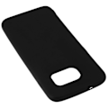 Miniatyrbillede 1 af 4: Blødt TPU Gel Silikone Cover til Samsung Galaxy S7 Edge - Mat Sort