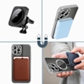 Pikkukuva 4 / 4: MagSafe iPhone 13 Pro Max Case Hopeinen Magsafe Suojakuori