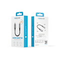 Miniatyrbillede 5 af 5: Audio Lightning Mænd til 3.5mm Hun Adapter Forever Sort