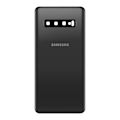 Miniatyrbillede 1 af 4: Udskiftningsglas bagpå til Samsung Galaxy S10 Black Svart
