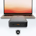 Pikkukuva 4 / 6: Ulkoakku 45000mAh 67W 2x USB-C + USB-C LED-näyttö Kompakti Xtorm Musta Svart