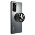 Miniatyrbild 2 av 5: PopGrip Smartphone - POPSOCKETS - Mystisk skalledesign - Håller och stöder video Svart