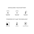 Miniatyrbild 3 av 3: Laddare - Native Union - PD 35W - Vit - Dubbel USB-C-port - Snabbladdning Vit