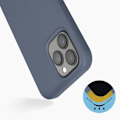 Pikkukuva 3 / 4: Suojakuori - Apple - iPhone 13 Pro - Puoli-jäykkä silikoni - Soft-touch - Liuskeke=currentcolor Skiffer grå