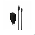 Pikkukuva 3 / 4: Laturipaketti USB-C:stä USB-C:hen PD 20W 1,5m Jaym Musta Svart