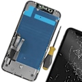 Miniatyrbillede 4 af 4: Fuld skærm til iPhone 11 LCD In-Cell Sort Svart