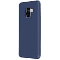 Pikkukuva 3 / 4: Coque - Forcell - Galaxy A8 - Soft Touch - Silikoni Geeli - Pehmeä - Sininen yö