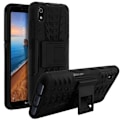 Miniatyrbild 2 av 4: Coque - AVIZAR - Xiaomi Redmi 7A - Bi-materiel - Styv - Inbyggd ställning Svart
