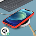Pikkukuva 4 / 4: Kuori - Apple - iPhone 12 / 12 Pro - Puolijäykkä - Punainen - QI-yhteensopiva Röd