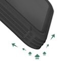 Miniatyrbillede 4 af 6: MagSafe Cover til Samsung Galaxy S23 FE Vandtæt Anti-Shock Redpepper Sort Transparent
