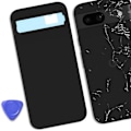 Miniatyrbild 4 av 4: Ersättningsbatteriskydd för Google Pixel 8a Black Svart