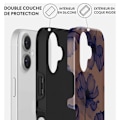 Pikkukuva 3 / 4: iPhone 16 Plus MagSafe Tough Antichoks Kuori Velvet Night Burga Lavande kastanj