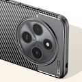 Pikkukuva 4 / 5: Hiilikuitukuori Xiaomi Redmi 14C:lle, silikoninen, iskunkestävä, liukastumaton, musta Svart