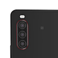 Miniatyrbillede 3 af 4: Support til bagkamera linse til Sony Xperia 10 II sort Svart