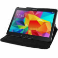 Miniatyrbillede 4 af 4: Cover til tablet - Samsung - Galaxy Tab 4 10.0 T530 - Rotérbar 360° - Eco-læder - Sort Svart