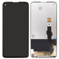 Miniatyrbillede 1 af 4: LCD skærm + berøringsglas til Motorola Moto G8 Power - Sort Svart