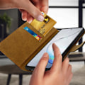 Miniatyrbillede 3 af 4: Hus - AVIZAR - Galaxy Note 10 Lite - Ægte Læder - Video Støtte - 2 Kortlommer Svart
