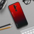 Miniatyrbillede 3 af 4: Beskyttelsesetui - Oppo - A5 2020/A9 2020 - Gradient - Blank - Hård Röd