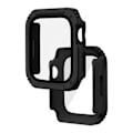 Miniatyrbild 1 av 4: Skyddsintegral av härdat glas för Apple Watch Series 6 / 5 / 4 / SE 44mm svart Svart
