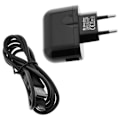 Pikkukuva 4 / 4: USB-virtalähde - Bluestar - 1A - Musta - micro-USB-kaapeli - Nopea lataus Svart