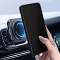 Miniatyrbillede 4 af 6: Taske til Samsung Galaxy A35 - AVIZAR - Metal Ring Support Funktion Sort Svart