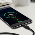 Pikkukuva 4 / 4: USB-kaapeli USB Type C:hen - Akashi - 2m - Musta - Nopea lataus - Käännettävä liitin