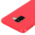 Pikkukuva 4 / 4: Forcell Coque Galaxy A8 Pehmeä Touch Silikoni Geeli - Punainen