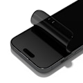 Miniatyrbillede 2 af 3: 3D Skærmbeskyttelse til iPhone 16 Pro Max Anti Spion Rhinoshield Sort transparent Svart
