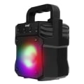 Miniatyrbillede 2 af 5: LinQ Black Wireless Light Speaker - Kompakt og bærbart design Svart