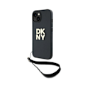 Pikkukuva 1 / 6: DKNY Wrist Strap Stock Logo - kotelo iPhonelle 15/14/13 (musta)