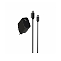 Miniatyrbillede 1 af 4: Pakke Strømforsyning med USB-C til USB-C PD 20W 1,5m Jaym Sort Svart