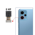 Pikkukuva 3 / 4: 8MP ultralaajakulmainen anturikamera Xiaomi Redmi Note 12 5G:lle - AVIZAR - Takatunnistimen vaihto Svart