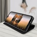 Miniatyrbillede 4 af 4: Housse - AVIZAR - Nokia 5.3 - Øko-læder - Kreditkortholder - Støttefunktion Svart