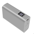 Miniatyrbillede 1 af 4: Eksternt batteri 9600 mAh + USB-C strømforsyning og hurtig opladning Taktisk grå