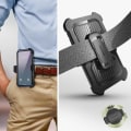 Miniatyrbillede 3 af 5: Blå taske til Samsung A14 5G stødsikker støttebælteclips, Supcase Blå
