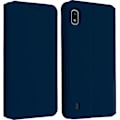 Miniatyrbillede 1 af 4: Housse - AVIZAR - Samsung Galaxy A10 - Eco-læder - Støttefunktion - Mørkeblå Midnattsblå