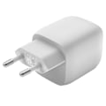Miniatyrbillede 2 af 6: Belkin Hvid 45W GaN og PPS Hurtigoplader med Dobbelt USB-C, Kompakt Vit