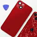 Pikkukuva 4 / 4: iPhone 13 runko - AVIZAR - Punainen - Vaihto takalasi Röd