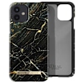 Miniatyrbillede 1 af 5: Cover til iPhone 12 Mini Marbled Luxury Ultra tynd Port Laurent Marble iDeal of Sweden Sort / Guld