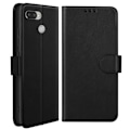 Miniatyrbillede 2 af 5: Etui til Xiaomi Redmi 6 Klap Pung og Video Støtte Sort Svart