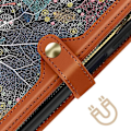 Pikkukuva 4 / 6: Suojakuori Samsung S24 Flower Multi Storage Brownille