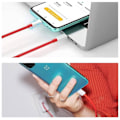 Pikkukuva 3 / 5: USB-C-kaapeli - ONEPLUS - Alkuperäinen - 6,5A - 1m - Punainen Röd