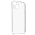 Miniatyrbillede 2 af 5: iPhone 13 Mini beskyttelsescover - AVIZAR - Blød gel silikone - Forstærkede hjørner - Gennemsigtig Transparent