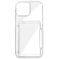 Pikkukuva 1 / 5: Kotelo iPhone 15:lle Iskunkestävä jäykkä kohotettu reuna Forcell Transparent Transparent