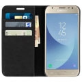 Miniatyrbillede 3 af 4: Galaxy J5 2017 cover Fuld beskyttelse læder folio cover - sort